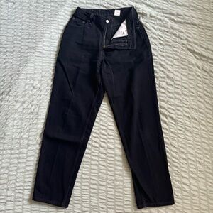 Levi Strauss 550 Black Denim Jeans Women’s Size 10